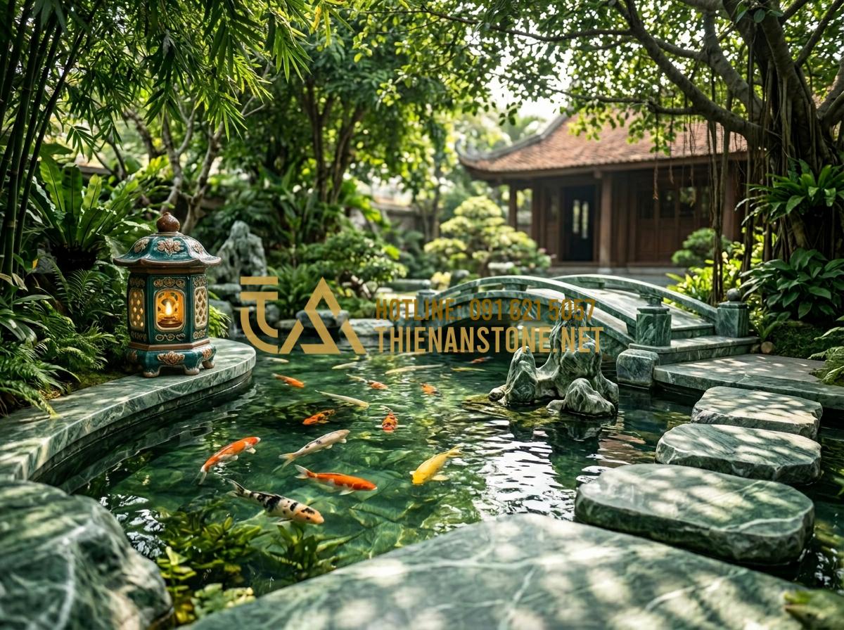 15+ Mẫu nắp hút đáy bể cá bằng đá đẹp, tinh xảo cho mọi phong cách thiết kế - Tạo ảnh tiếng Anh: A serene and artistic scene of an elderly Vietnamese man meti