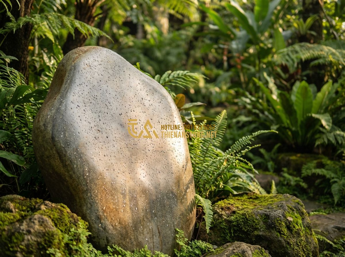 Bảng Giá Biển Hiệu Đá Tự Nhiên Mới Nhất 2024 - Cập Nhật Chi Tiết Từng Loại Đá - Tạo ảnh tiếng Anh: A large black granite corporate sign with gold leaf lettering
