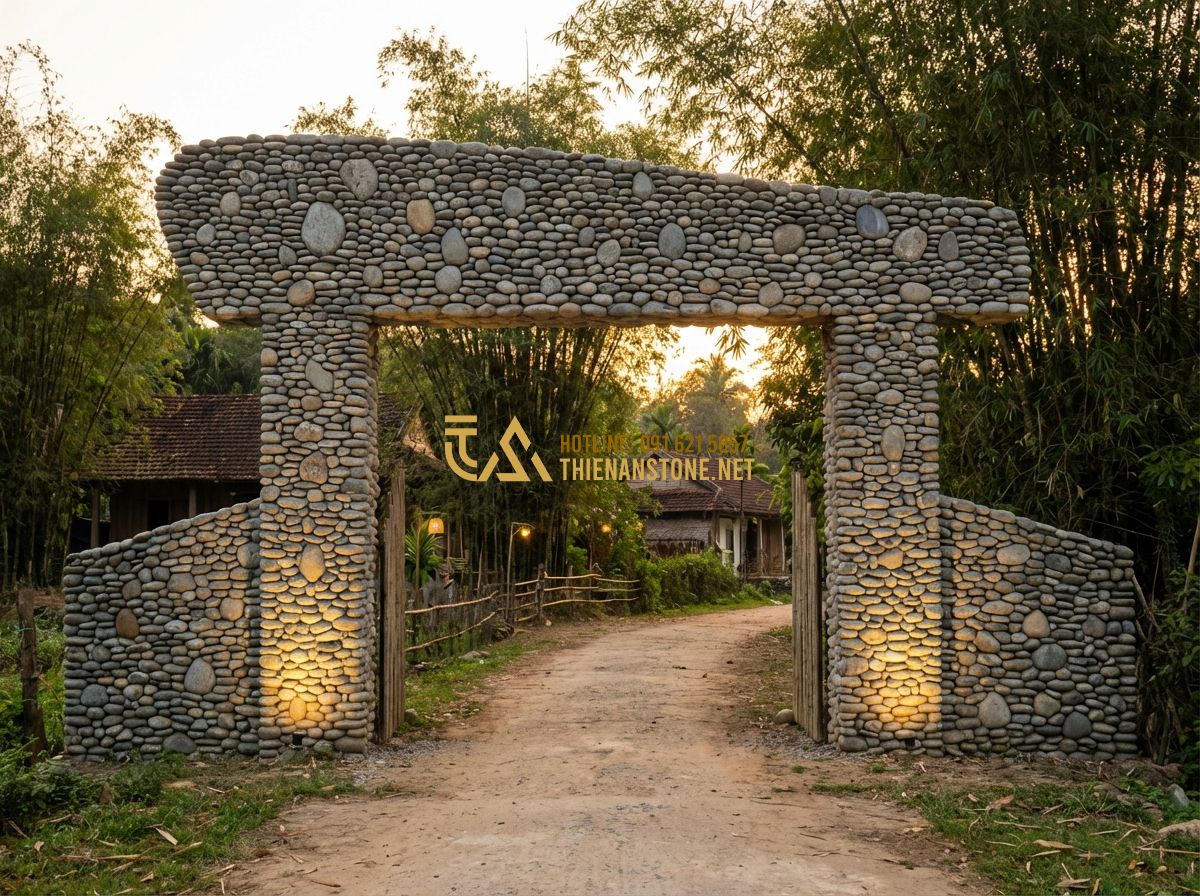 Bảng Hiệu Đá Hoa Cương: Ưu Điểm Vượt Trội Và Báo Giá Chi Tiết Năm 2024 - Hình 10 Bảng Hiệu Đá Hoa Cương: Ưu Điểm Vượt Trội Và Báo Giá Chi Tiết Năm 2024 - Tạo ảnh tiếng Anh: A group of skilled stonemasons standing together in front of