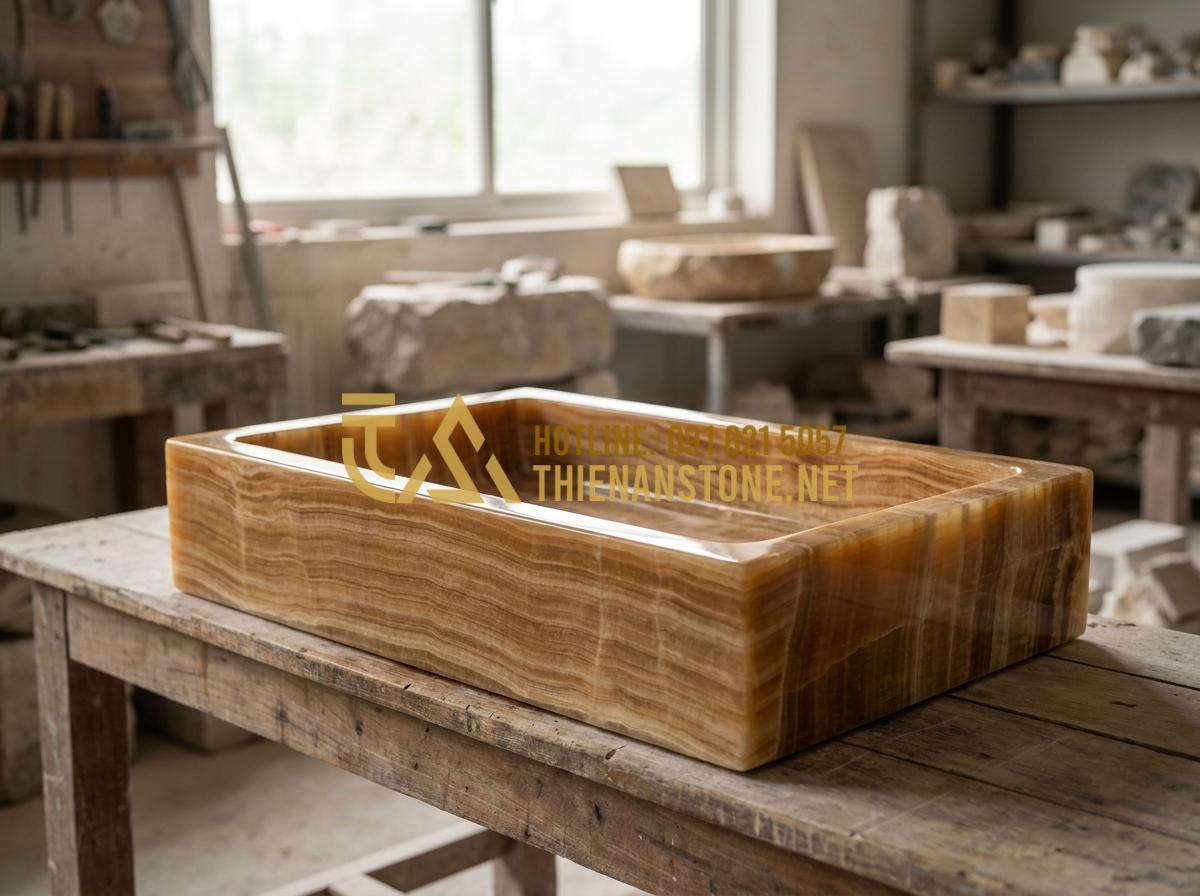 Báo giá lu nước tiểu cảnh 2026: Mua lu đá ở đâu uy tín, giá tại xưởng? - Hình 2 Báo giá lu nước tiểu cảnh 2026: Mua lu đá ở đâu uy tín, giá tại xưởng? - Tạo ảnh tiếng Anh: A collection of various stone water jars displayed at a profe