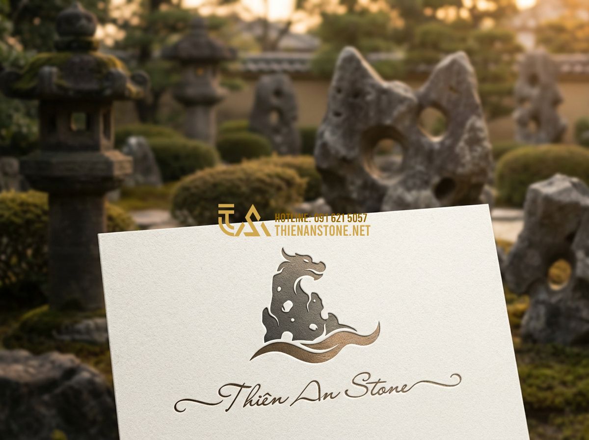 Cách Làm Sạch Và Bảo Quản Đá Tai Mèo Dài Lâu Không Mất Màu - Tạo ảnh tiếng Anh: A professional business card style graphic with the logo of T