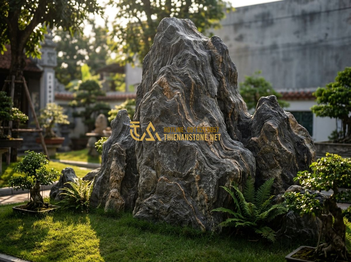 Cách Sưu Tầm Đá Cảnh Tự Nhiên: Kinh Nghiệm Từ A-Z Cho Người Đam Mê - Tạo ảnh tiếng Anh: A collection of various natural stones with beautiful pattern