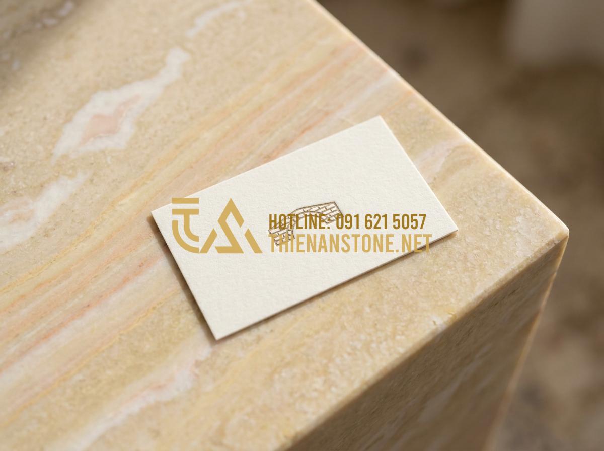 Cầu đá sân vườn: 55+ Mẫu cầu trang trí sân vườn đẹp và đẳng cấp 2026 - Hình 11 Cầu đá sân vườn: 55+ Mẫu cầu trang trí sân vườn đẹp và đẳng cấp 2026 - Tạo ảnh tiếng Anh: Professional business card layout on a textured stone backgro