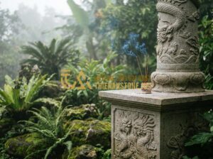 Có Nên Lập Bàn Thờ Ngoài Trời Không? 5 Lưu Ý Gia Chủ Bắt Buộc Phải Biết - Tạo ảnh tiếng Anh: A cinematic, high-quality photograph of a traditional Vietnam