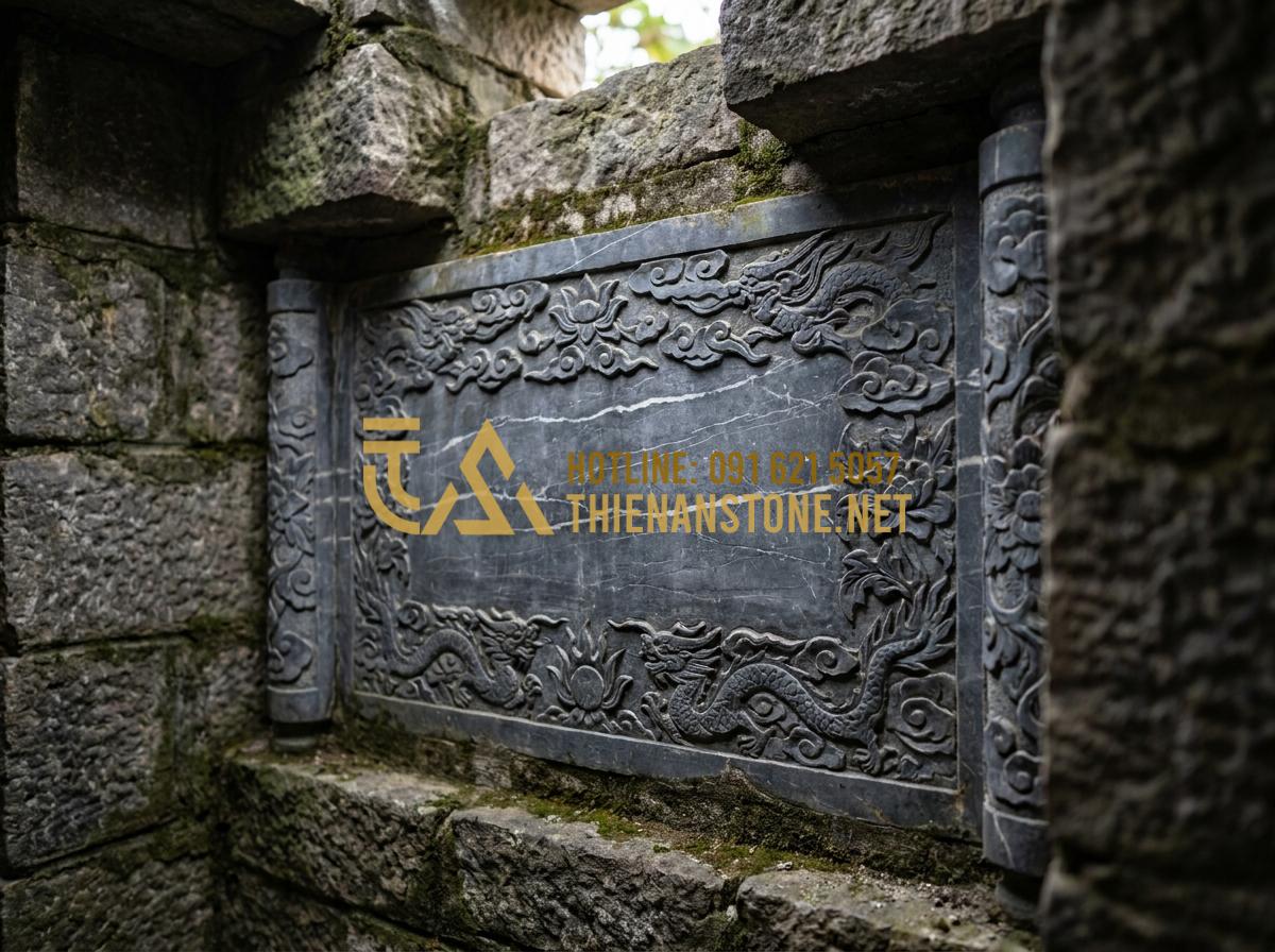 Cuốn Thư Đá Lăng Mộ Đẹp Nhất: Tổng Hợp Các Mẫu Cho Nghĩa Trang Gia Đình - Successful long-term installed stone scroll book in family tomb after years, sti