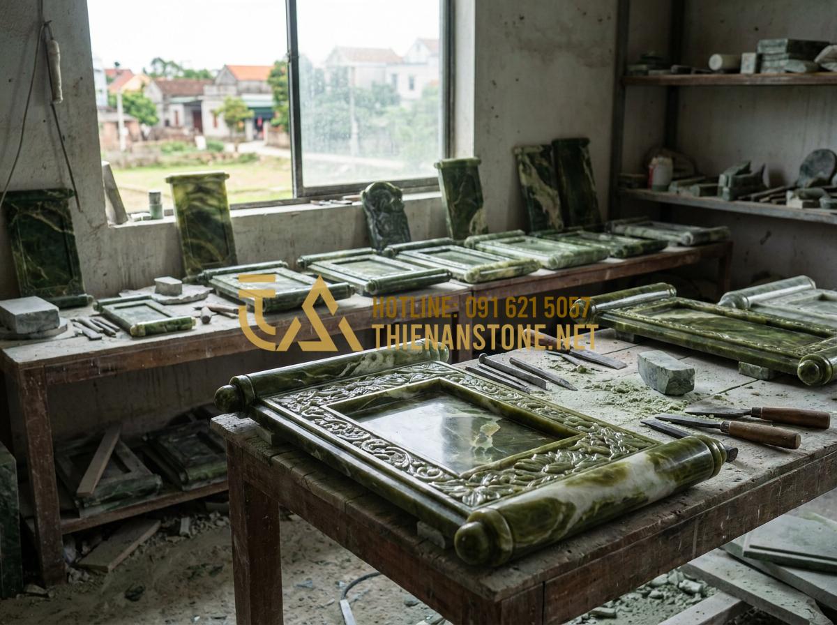 Cuốn Thư Đá Lăng Mộ Đẹp Nhất: Tổng Hợp Các Mẫu Cho Nghĩa Trang Gia Đình - Collection of common Vietnamese stone grave scrolls in different sizes and desig