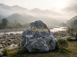 Đá Cảnh Yên Bái Tự Nhiên: Nguồn Gốc, Đặc Điểm Và Các Mẫu Đá Cảnh Đẹp Nhất Cho Sân Vườn - Tạo ảnh tiếng Anh: A breathtaking panoramic view of the Yen Bai mountains in Vie