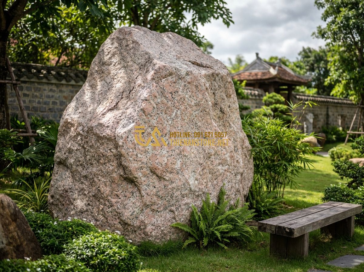 Đá Cubic Xám, Đen, Xanh Đen: Màu Sắc Đẹp & Ứng Dụng Lát Sân Hiện Đại 2026 - High-angle shot of a grand villa entrance with a circular driveway paved with pr