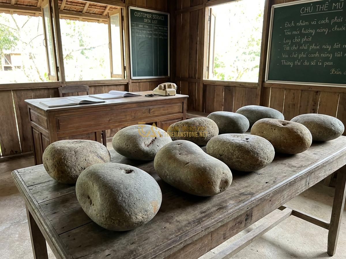 Đá Cuội Lớn (Đá Cuội To): Bảng Giá Chi Tiết & Nơi Mua Chuyên Sỉ Lẻ - Customer support team addressing queries on big pebble stone purchases and usage