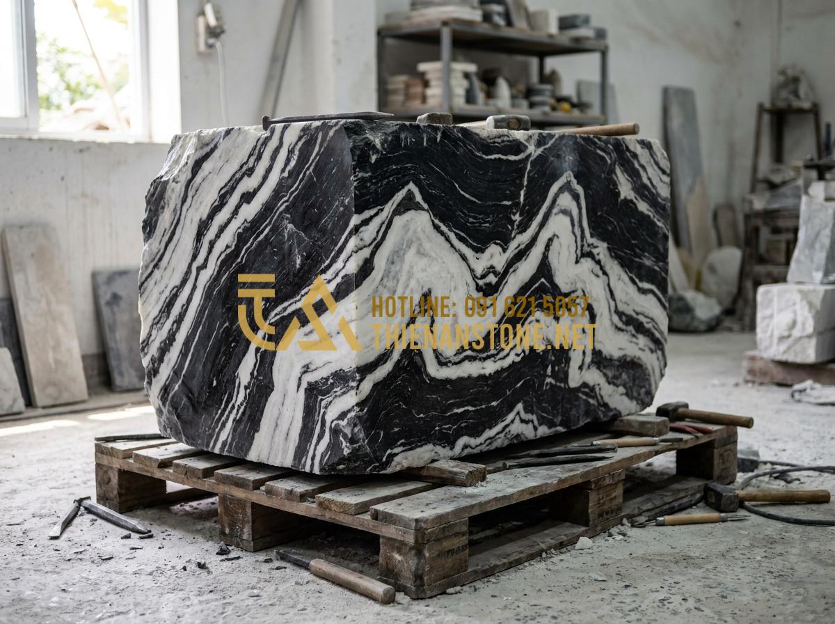 Địa Chỉ Nhận Thi Công Chiếu Rồng Đá Tại Hà Nội, Hải Phòng Và Các Tỉnh Miền Bắc - Hình 11 Địa Chỉ Nhận Thi Công Chiếu Rồng Đá Tại Hà Nội, Hải Phòng Và Các Tỉnh Miền Bắc - Step-by-step process of crafting stone dragon sculpture from raw block to finish