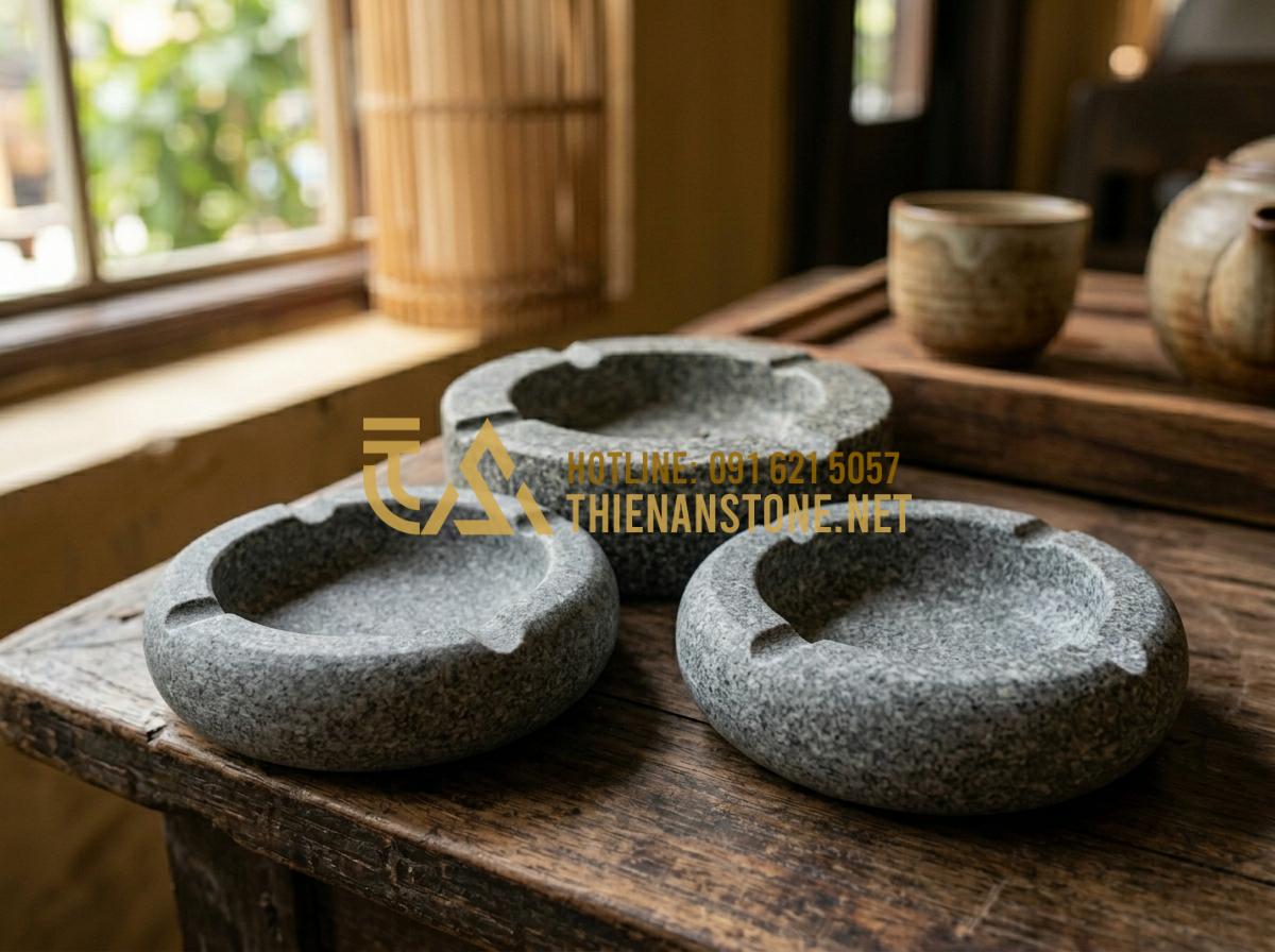 Gạt tàn thuốc bằng đá tự nhiên: 101+ Mẫu đẳng cấp dành cho quý ông 2026 - Tạo ảnh tiếng Anh: Close-up of different types of natural stone textures used fo