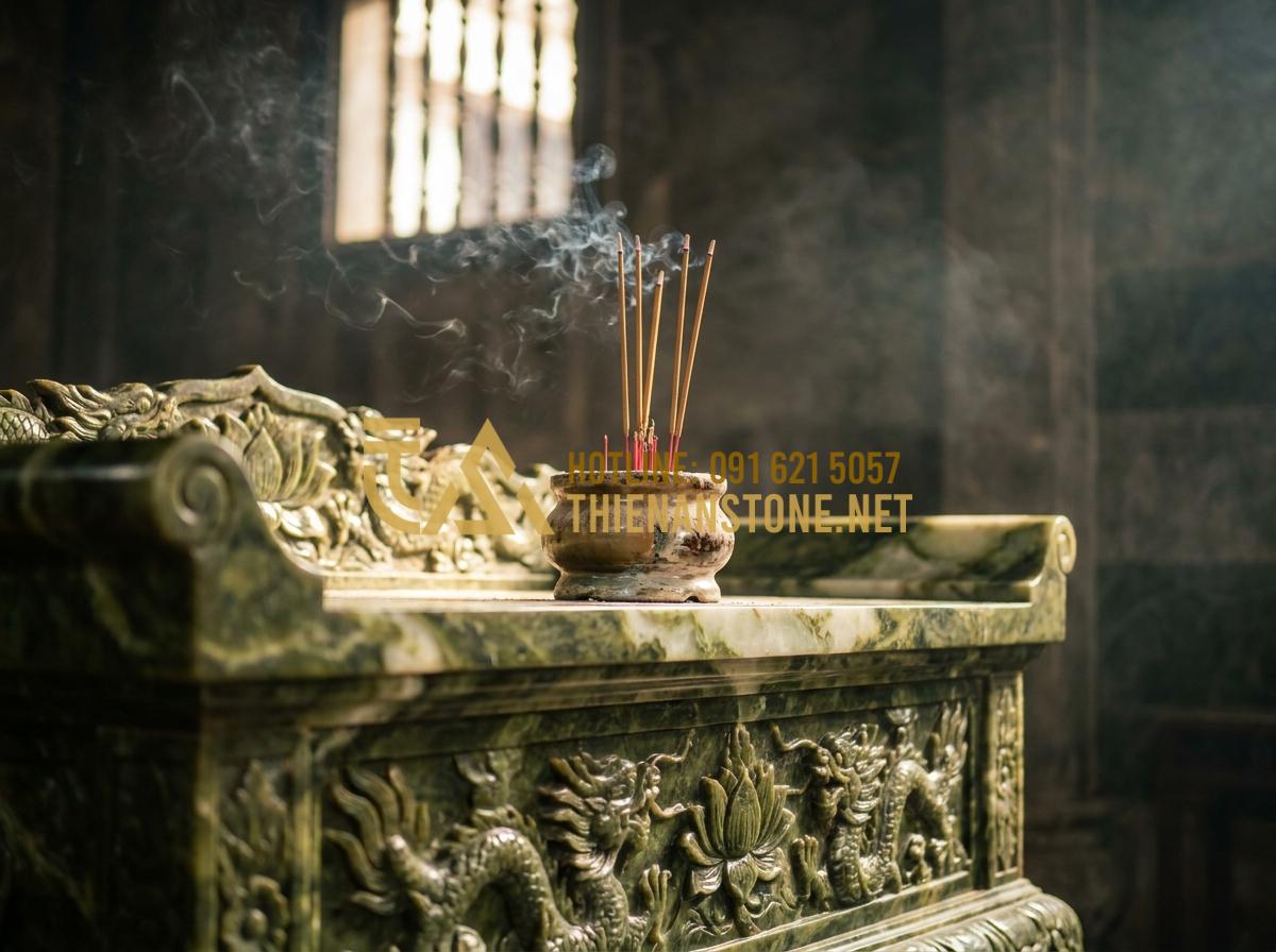 Giải Mã Giấc Mơ Thấy Bàn Thờ Thần Tài Đánh Con Gì Và Điềm Báo Cát Hung? - Hình 2 Giải Mã Giấc Mơ Thấy Bàn Thờ Thần Tài Đánh Con Gì Và Điềm Báo Cát Hung? - Tạo ảnh tiếng Anh: Close-up shot of a person's hands respectfully lighting incen