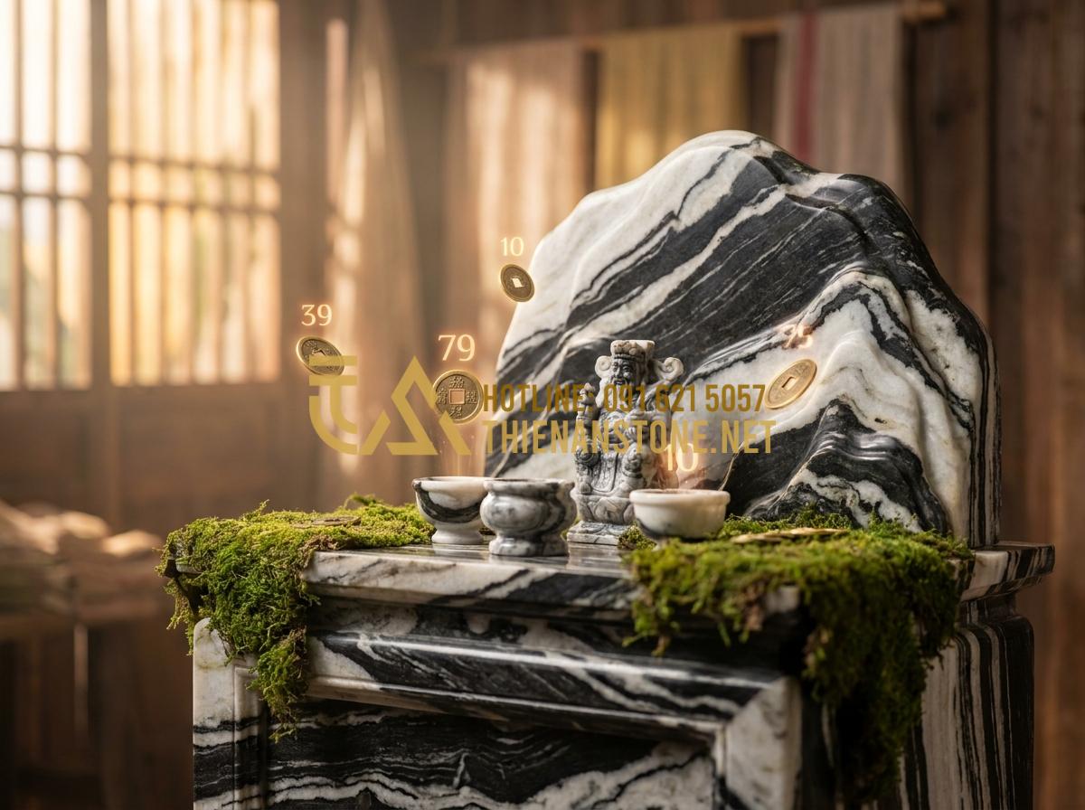 Giải Mã Giấc Mơ Thấy Bàn Thờ Thần Tài Đánh Con Gì Và Điềm Báo Cát Hung? - Hình 4 Giải Mã Giấc Mơ Thấy Bàn Thờ Thần Tài Đánh Con Gì Và Điềm Báo Cát Hung? - Tạo ảnh tiếng Anh: An artistic arrangement of ancient lucky coins and glowing nu