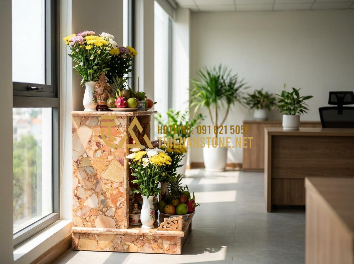 Giải Mã Giấc Mơ Thấy Bàn Thờ Thần Tài Đánh Con Gì Và Điềm Báo Cát Hung? - Hình 6 Giải Mã Giấc Mơ Thấy Bàn Thờ Thần Tài Đánh Con Gì Và Điềm Báo Cát Hung? - Tạo ảnh tiếng Anh: A satisfied customer, a young professional man, standing peac
