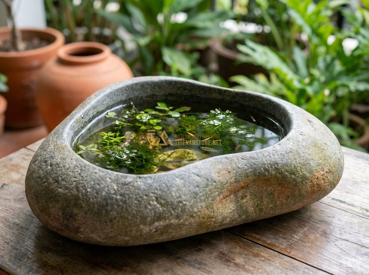 Hướng Dẫn Setup Bể Thủy Sinh & Hồ Biotop Đá Cuội Từ A-Z Cho Người Mới - Long-term healthy biotop stone tank after months of proper care showing vibrant 