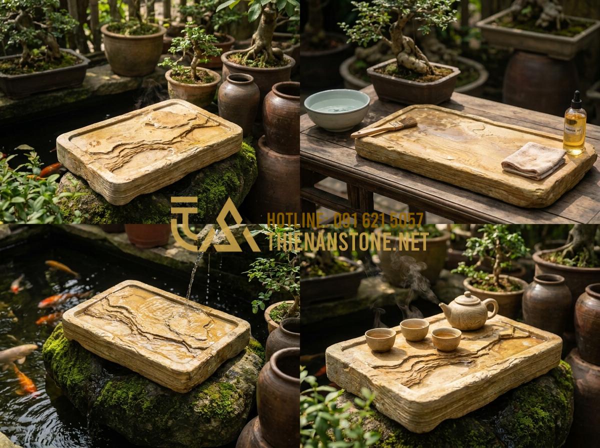 Khay Trà Đá Là Gì? Vì Sao Giới Trà Đạo Ưu Tiên Khay Trà Đá Tự Nhiên Nguyên Khối? - Comprehensive overview image addressing frequently asked questions with visual e