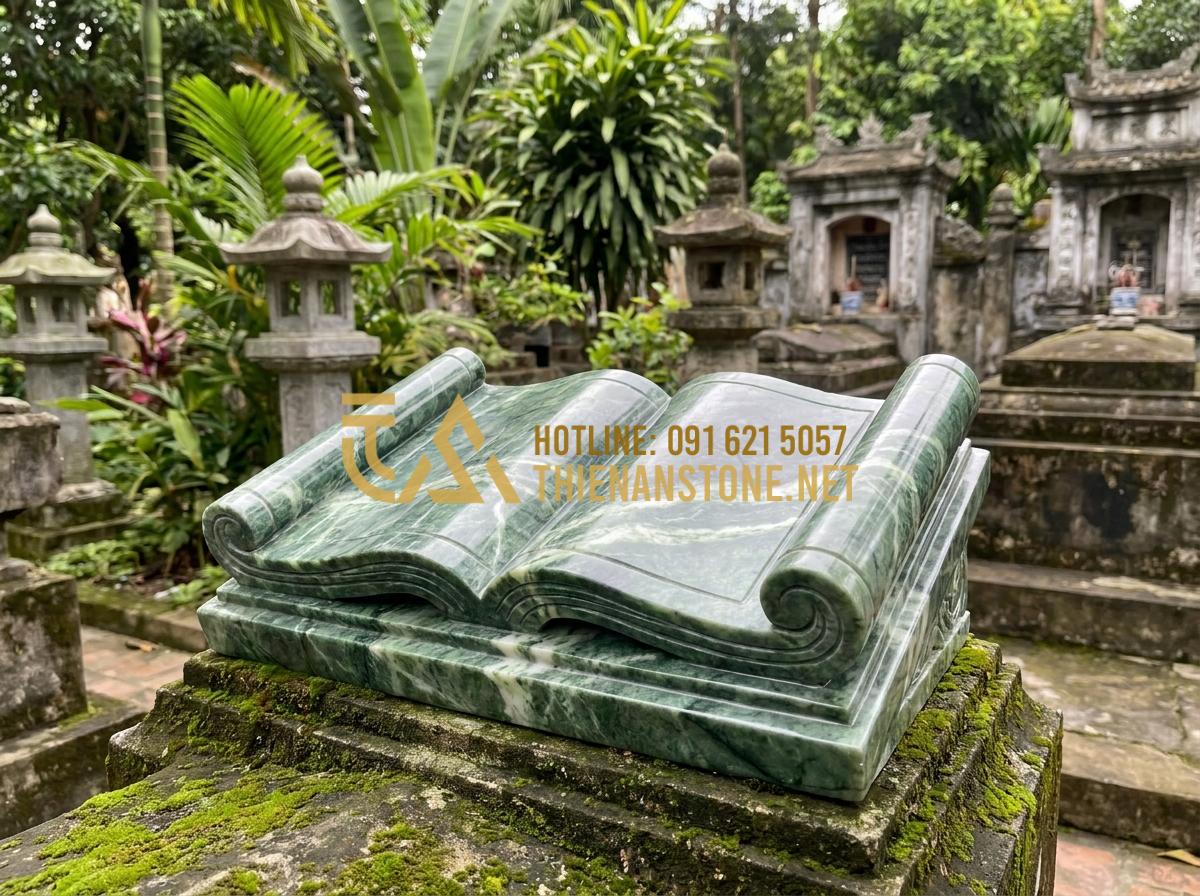 Kinh Nghiệm Lựa Chọn Và Lắp Đặt Bức Cuốn Thư Bằng Đá Bền Đẹp Vĩnh Cửu - Professional comparison chart style image of different stone types carved into s