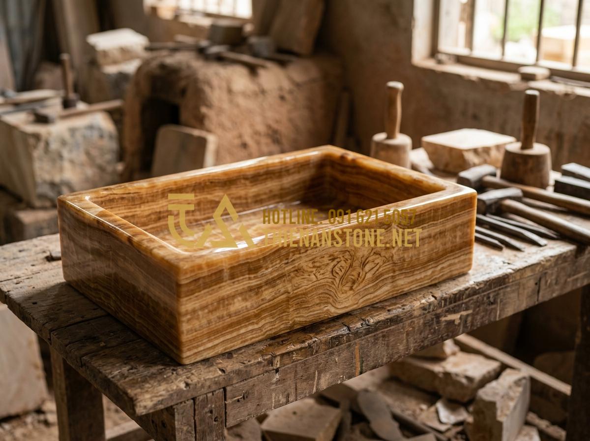 Kỹ thuật xây giếng đá ong cổ kính - Giữ trọn nét đẹp truyền thống Việt - Tạo ảnh tiếng Anh: Close-up of high-quality laterite stones (đá ong) showing the