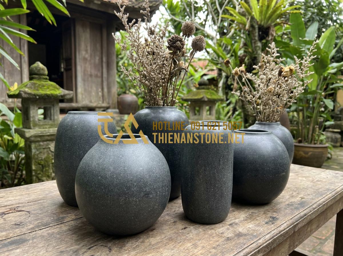 Lọ Hoa Đá Tự Nhiên Là Gì? 5 Lý Do Khiến Bình Hoa Bằng Đá Trở Thành Xu Hướng Decor 2026 - Hình 9 Lọ Hoa Đá Tự Nhiên Là Gì? 5 Lý Do Khiến Bình Hoa Bằng Đá Trở Thành Xu Hướng Decor 2026 - Collection of popular natural stone types including granite marble and sandstone