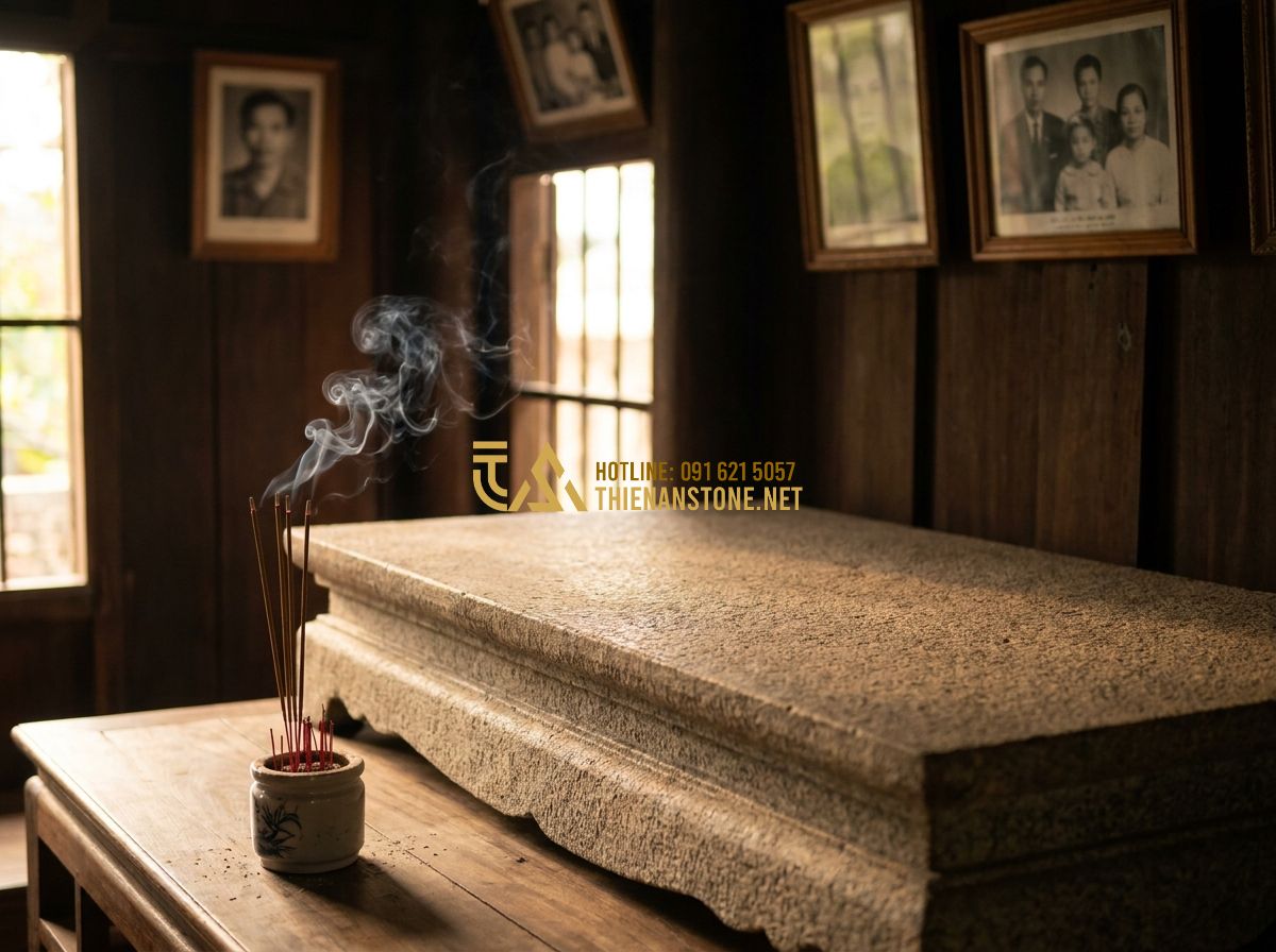Sập Đá Cẩm Thạch, Ngọc, Thạch Anh Đẹp: Mẫu Phản Đá Tự Nhiên Cao Cấp Nhất 2026 - Hình 7 Sập Đá Cẩm Thạch, Ngọc, Thạch Anh Đẹp: Mẫu Phản Đá Tự Nhiên Cao Cấp Nhất 2026 - Tạo ảnh tiếng Anh: An elderly person sitting serenely on an antique-style stone
