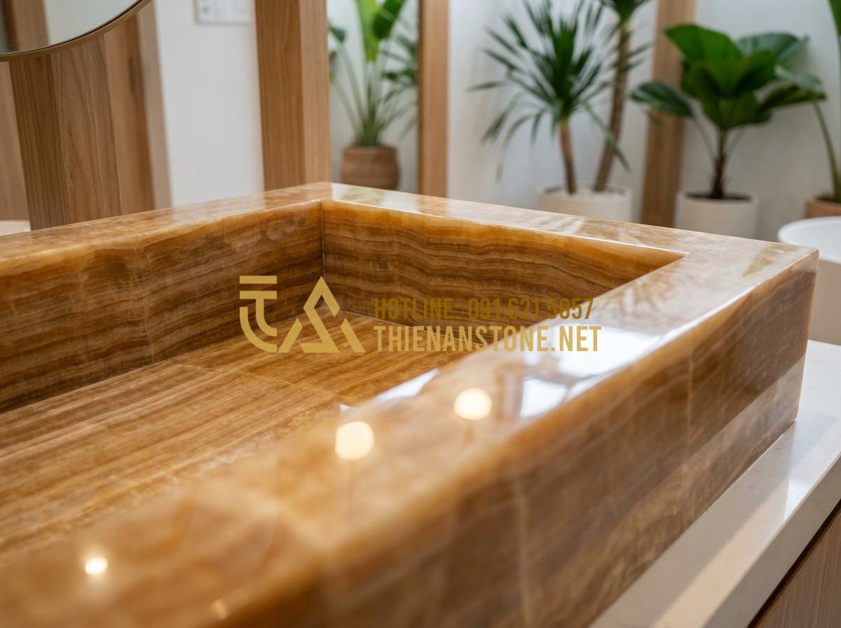 So Sánh Bàn Thờ Ông Địa Bằng Đá Nhân Tạo Và Đá Tự Nhiên: Nên Mua Loại Nào? - Tạo ảnh tiếng Anh: A detailed close-up of a high-quality artificial stone surfac