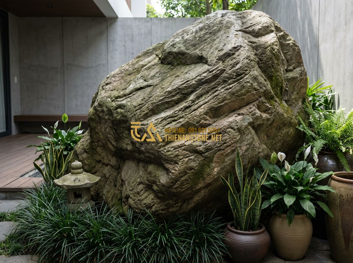 Thiết Kế Sân Vườn Trước Nhà Đẹp Cho Nhà Ống Và Nhà Phố - Tạo ảnh tiếng Anh: A collection of shade-tolerant indoor and outdoor plants like