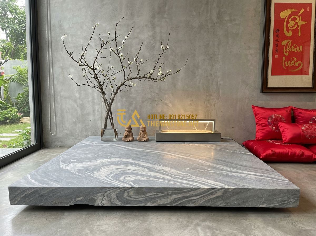 Tiểu Cảnh Trang Trí Tết Trong Nhà Ống Và Nhà Phố Đẹp - Tạo ảnh tiếng Anh: A fusion of traditional and modern Tet decor in a luxury town