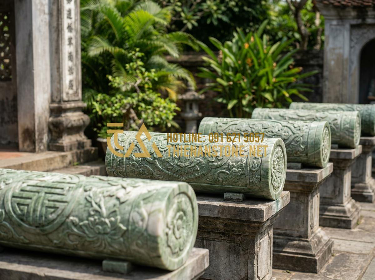 Top 99+ Mẫu Cuốn Thư Đá Đẹp Chuẩn Phong Thủy Cho Lăng Mộ Năm 2026 - Hình 16 Top 99+ Mẫu Cuốn Thư Đá Đẹp Chuẩn Phong Thủy Cho Lăng Mộ Năm 2026 - Curated selection of top-rated beautiful stone scrolls for mausoleums, featuring