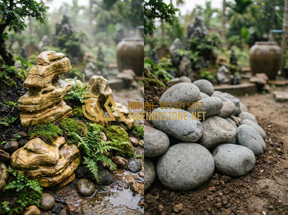 Vì Sao Đá Cổ Thạch Nghệ An Lại Được Giới Chơi Cây Cảnh Săn Lùng? - Hình 5 Vì Sao Đá Cổ Thạch Nghệ An Lại Được Giới Chơi Cây Cảnh Săn Lùng? - Nghe An ancient stone advantages demonstration with water absorption test showin